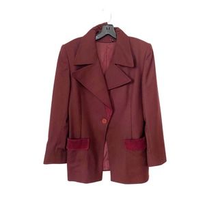 Fendi Burgundy Blazer